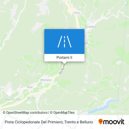 Mappa Pista Ciclopedonale Del Primiero