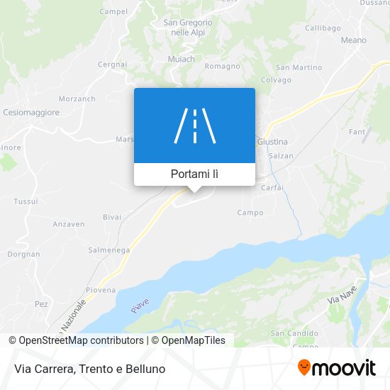 Mappa Via Carrera