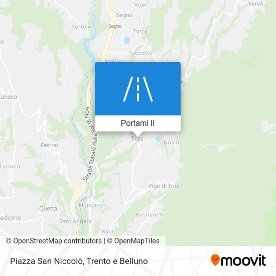 Mappa Piazza San Niccolò