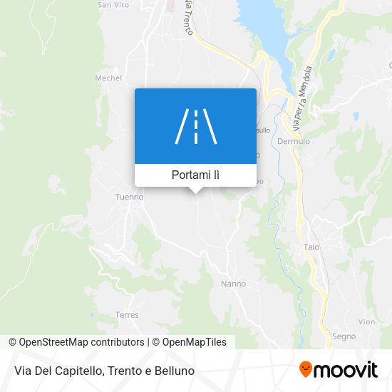 Mappa Via Del Capitello