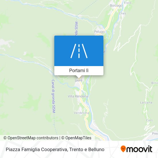 Mappa Piazza Famiglia Cooperativa