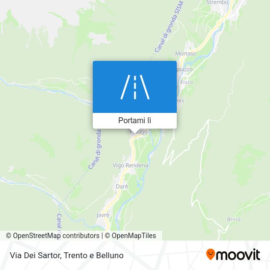 Mappa Via Dei Sartor