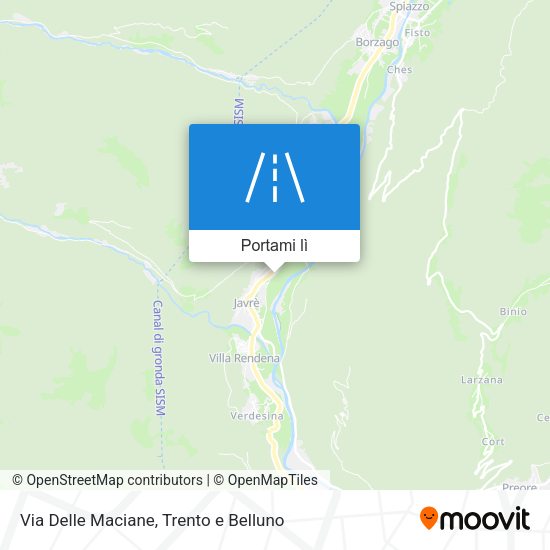 Mappa Via Delle Maciane