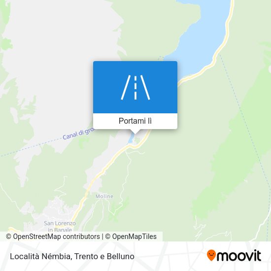 Mappa Località Némbia