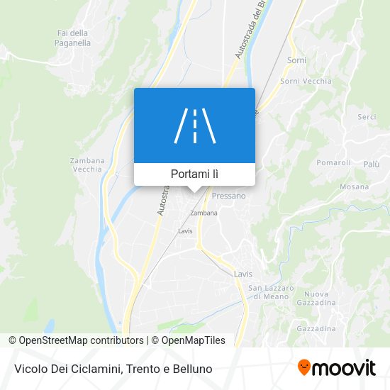Mappa Vicolo Dei Ciclamini