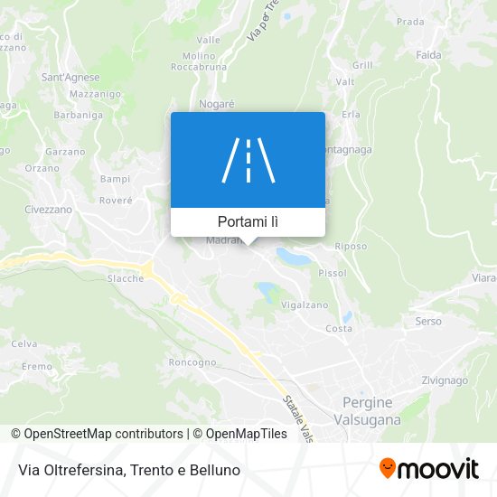 Mappa Via Oltrefersina