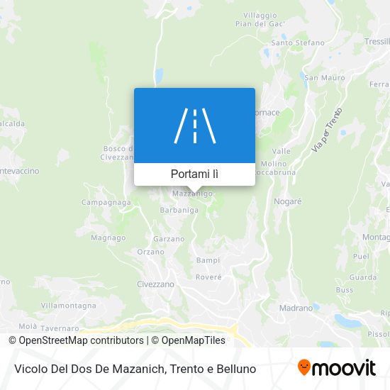 Mappa Vicolo Del Dos De Mazanich
