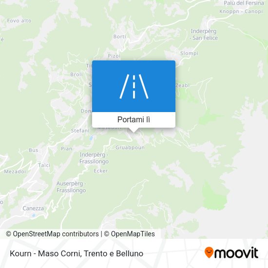 Mappa Kourn - Maso Corni
