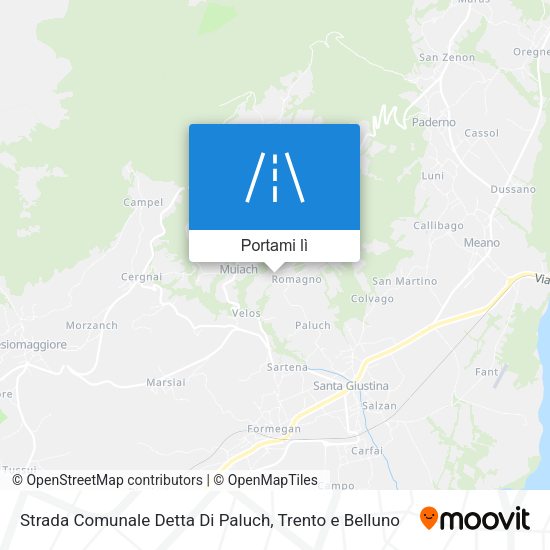 Mappa Strada Comunale Detta Di Paluch
