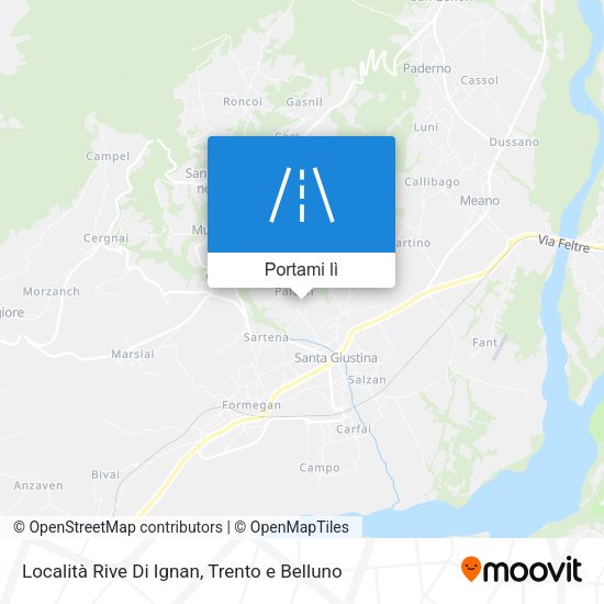 Mappa Località Rive Di Ignan