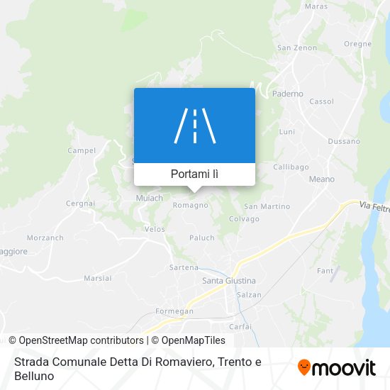 Mappa Strada Comunale Detta Di Romaviero