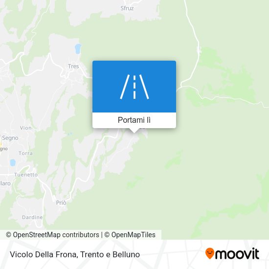 Mappa Vicolo Della Frona