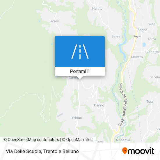 Mappa Via Delle Scuole
