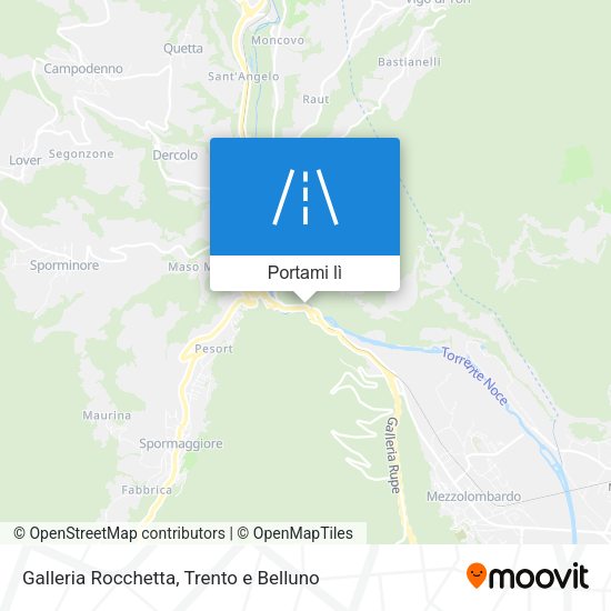 Mappa Galleria Rocchetta