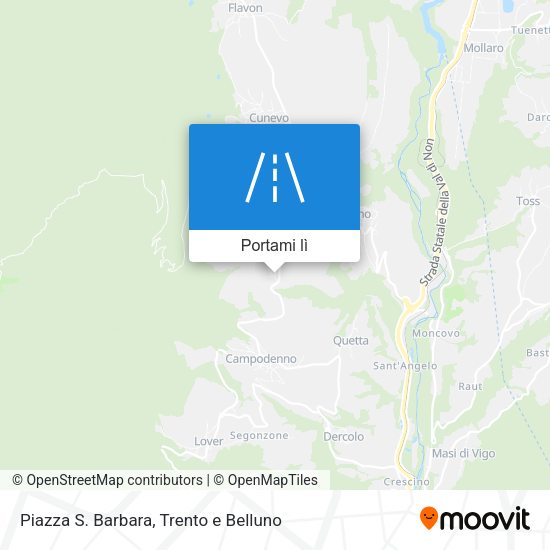 Mappa Piazza S. Barbara