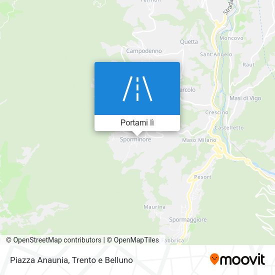 Mappa Piazza Anaunia