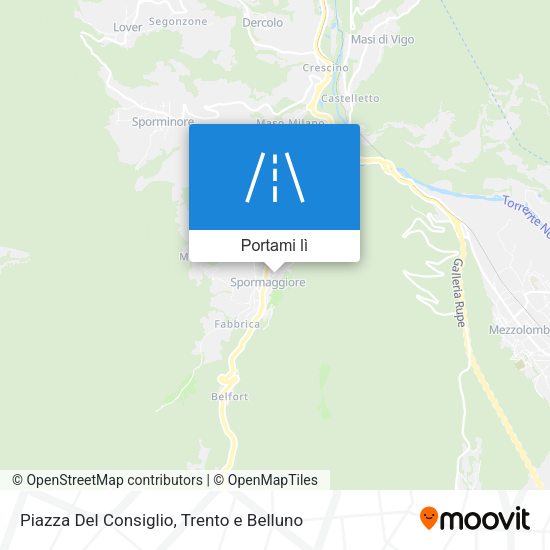 Mappa Piazza Del Consiglio