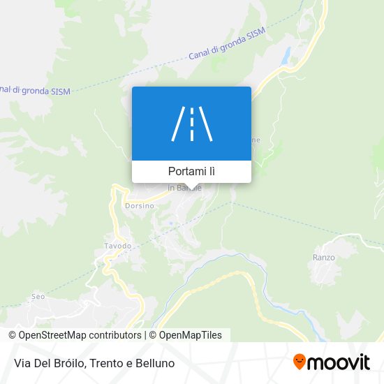 Mappa Via Del Bróilo