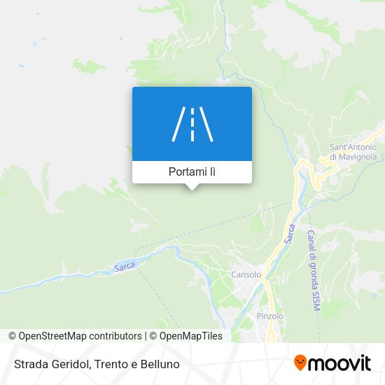 Mappa Strada Geridol