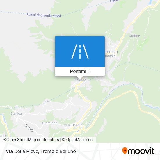 Mappa Via Della Pieve