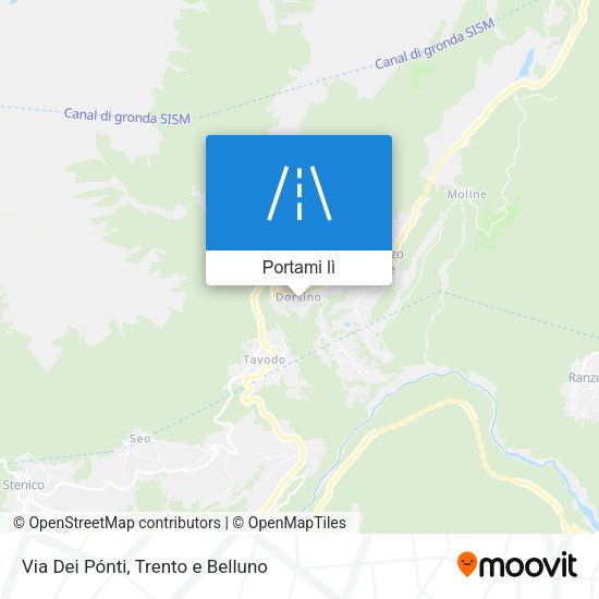Mappa Via Dei Pónti