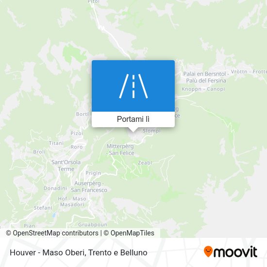 Mappa Houver - Maso Oberi