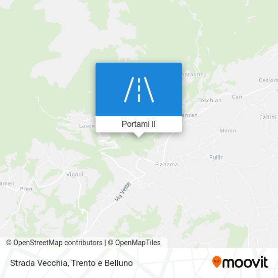 Mappa Strada Vecchia