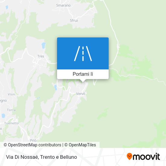 Mappa Via Di Nossaé