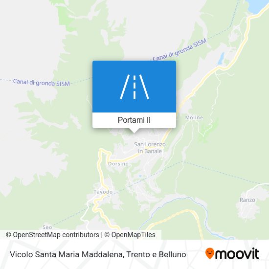 Mappa Vicolo Santa Maria Maddalena