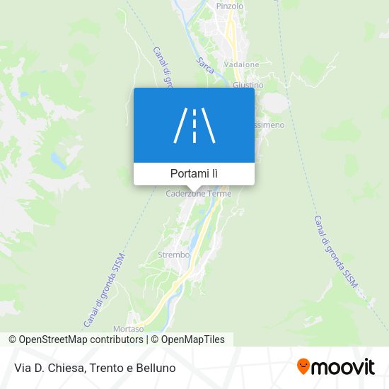 Mappa Via D. Chiesa
