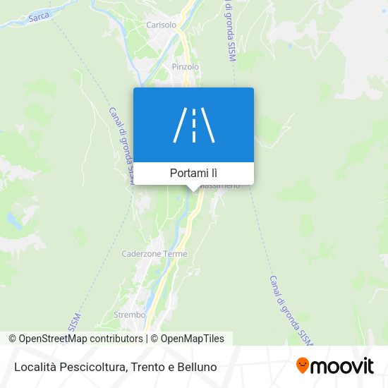 Mappa Località Pescicoltura
