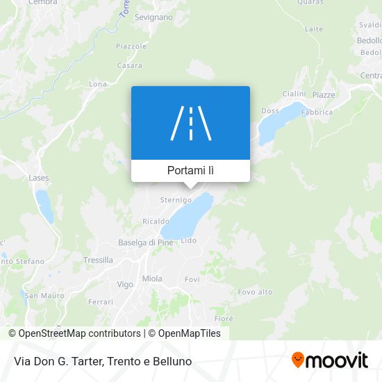 Mappa Via Don G. Tarter