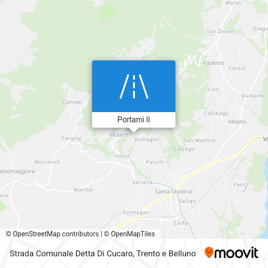 Mappa Strada Comunale Detta Di Cucaro