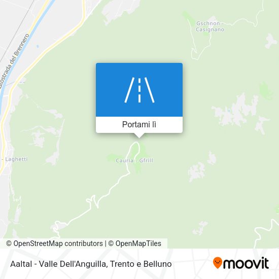 Mappa Aaltal - Valle Dell'Anguilla