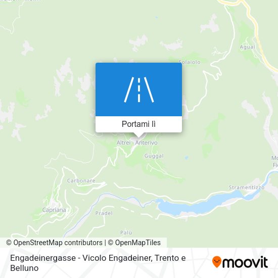 Mappa Engadeinergasse - Vicolo Engadeiner