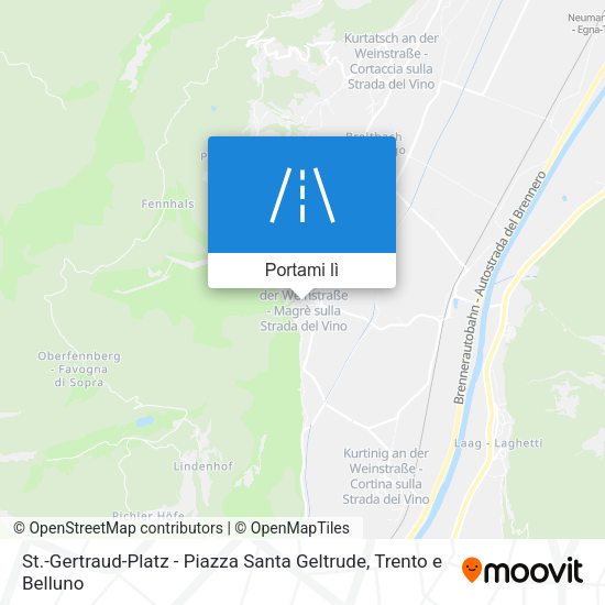 Mappa St.-Gertraud-Platz - Piazza Santa Geltrude