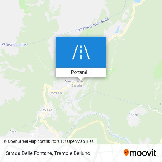 Mappa Strada Delle Fontane