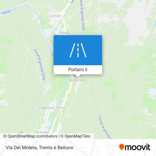 Mappa Via Del Moleta