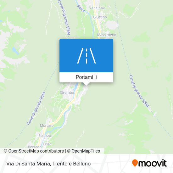 Mappa Via Di Santa Maria