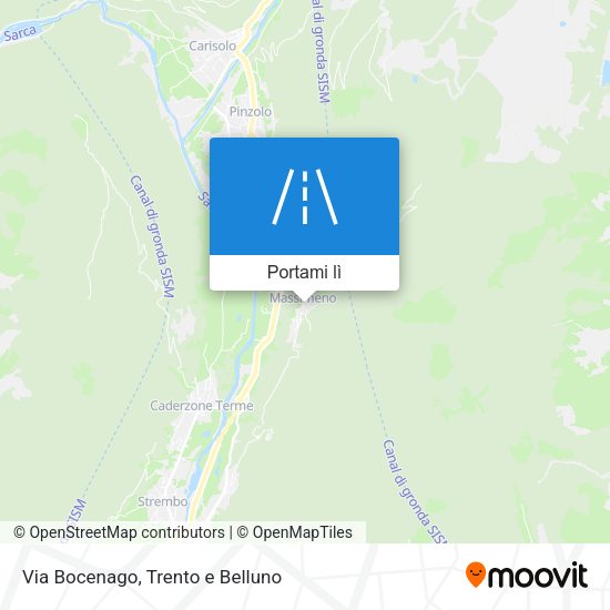 Mappa Via Bocenago