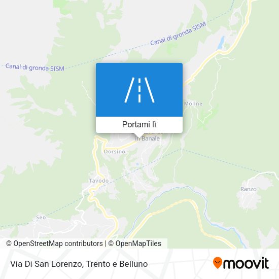 Mappa Via Di San Lorenzo