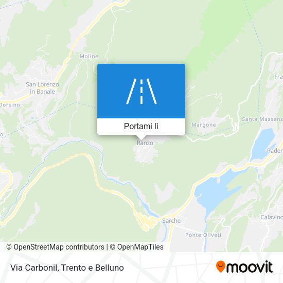 Mappa Via Carbonil