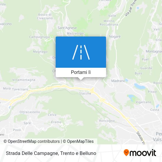 Mappa Strada Delle Campagne