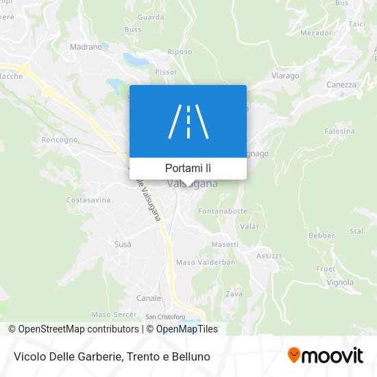 Mappa Vicolo Delle Garberie