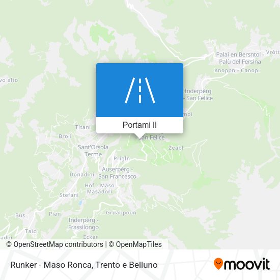 Mappa Runker - Maso Ronca