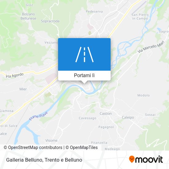 Mappa Galleria Belluno