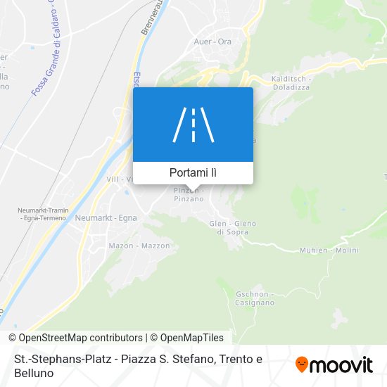 Mappa St.-Stephans-Platz - Piazza S. Stefano