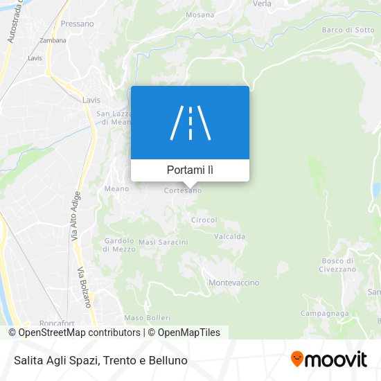 Mappa Salita Agli Spazi