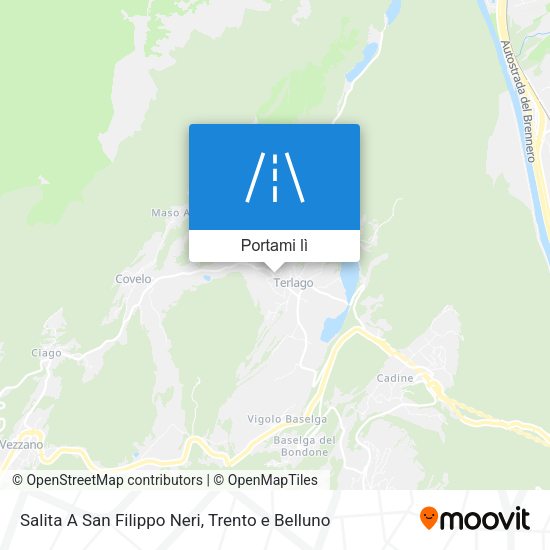 Mappa Salita A San Filippo Neri