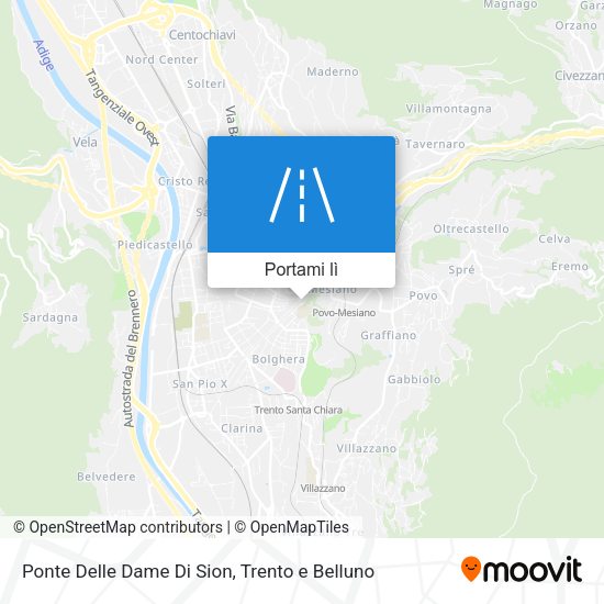 Mappa Ponte Delle Dame Di Sion